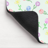 Tapis De Souris Fleurs géométriques (Coin)
