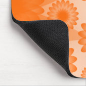 Tapis De Souris Fleurs géométriques - Orange (Coin)