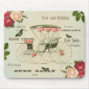 Tapis De Souris Fleurs girly du mousepad W de victorian vintage