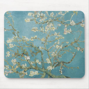 Tapis De Souris Fleurs Gogh Branches Fleurs d'Amandier Nature