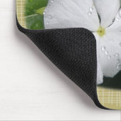 Tapis De Souris Fleurs Impatiens Blanches (Coin)