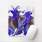 Tapis De Souris Fleurs Iris Violets (Avec souris)