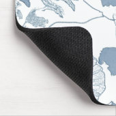 Tapis De Souris Fleurs japonaises blanches Delicate Arrière - plan (Coin)