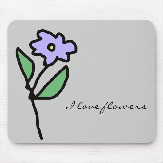 Tapis De Souris fleurs . jardin (Devant)