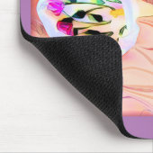 Tapis De Souris Fleurs Lily Mousepad (Coin)