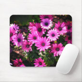 Tapis De Souris Fleurs marguerites violettes africaines (Avec souris)