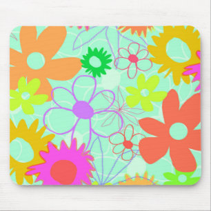 Tapis De Souris Fleurs mélangées