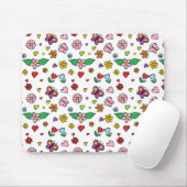 Tapis De Souris Fleurs merveilleuses conception (Avec souris)