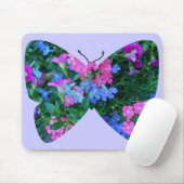 Tapis De Souris Fleurs mixtes Mousepad papillon papillon (Avec souris)