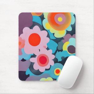 Tapis De Souris Fleurs mod rétro