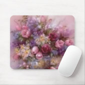 Tapis De Souris fleurs Mousepad (Avec souris)