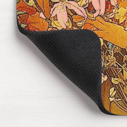 Tapis De Souris fleurs mucha (Coin)