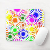 Tapis De Souris Fleurs multicolores (Avec souris)