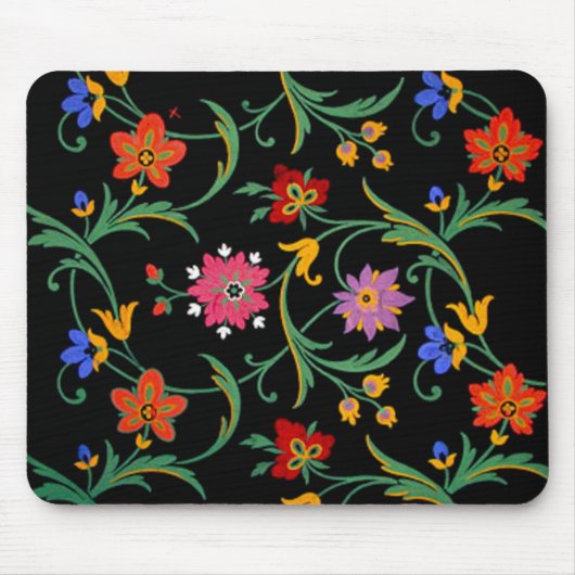 Tapis De Souris Fleurs multicolores (Devant)