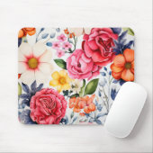 Tapis De Souris Fleurs naturelles Couleurs (Avec souris)
