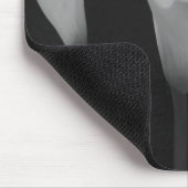 Tapis De Souris Fleurs noires et blanches (Coin)