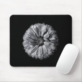 Tapis De Souris Fleurs Noires Et Blanches 10 (Avec souris)
