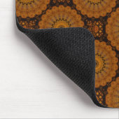 Tapis De Souris Fleurs Orange (Coin)