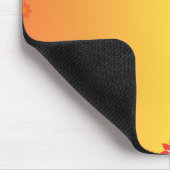 Tapis De Souris Fleurs orange (Coin)