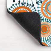 Tapis De Souris Fleurs orange (Coin)