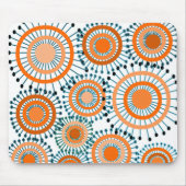 Tapis De Souris Fleurs orange (Devant)