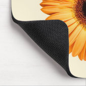 Tapis De Souris Fleurs | Orange Gerbera (Coin)