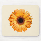 Tapis De Souris Fleurs | Orange Gerbera (Devant)