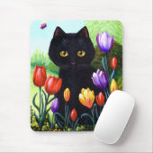 Tapis De Souris Fleurs originales Creationarts de tulipes d'art de (Avec souris)