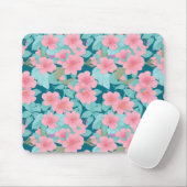 Tapis De Souris fleurs pastel (Avec souris)
