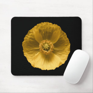Tapis De Souris Fleurs Pavot jaune