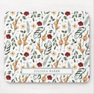 Tapis De Souris Fleurs personnalisées délicates