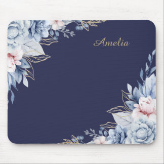 Tapis De Souris Fleurs personnalisées pour bureau