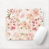 Tapis De Souris Fleurs printanières florissantes (Avec souris)
