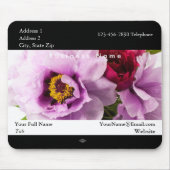 Tapis De Souris Fleurs Promotionnels Photo Mousepad (Devant)