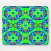 Tapis De Souris Fleurs psychédéliques..... (Devant)