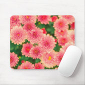 Tapis De Souris Fleurs rose vif Photo (Avec souris)
