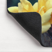 Tapis De Souris Fleurs Rosebud Jaunes (Coin)