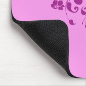 Tapis De Souris Fleurs roses (Coin)