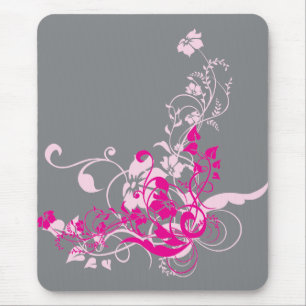 Tapis De Souris Fleurs roses