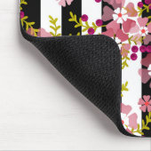 Tapis De Souris Fleurs roses (Coin)