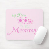 Tapis De Souris Fleurs roses 1er Fleurs Mommy tshirts et cadeaux (Avec souris)