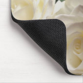 Tapis de souris Fleurs Roses Blanches et Rouges (Coin)