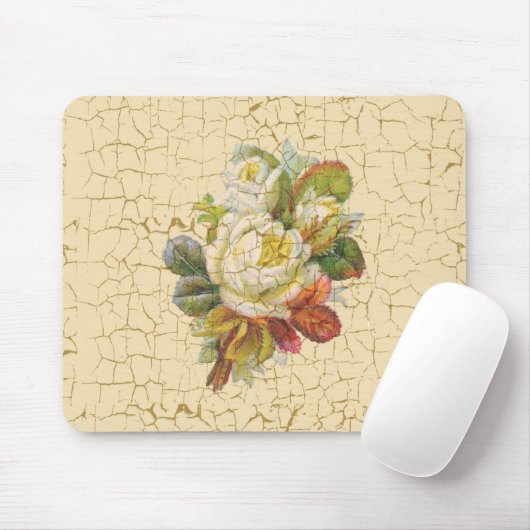 Tapis De Souris Fleurs roses chics (Avec souris)