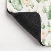 Tapis De Souris Fleurs roses de cactus (Coin)