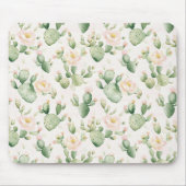 Tapis De Souris Fleurs roses de cactus (Devant)