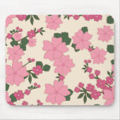 Tapis De Souris Fleurs Roses, Motif Floral, Motif De Fleurs (Devant)