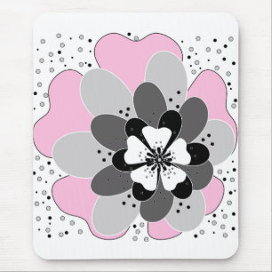 Tapis De Souris Fleurs roses printemps été