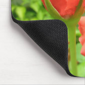 Tapis De Souris Fleurs Roses romantiques (Coin)