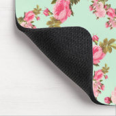 Tapis De Souris Fleurs roses, Roses roses, Fleurs Aquarelles (Coin)