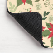 Tapis De Souris Fleurs rouges de Noël Motif-11600 (Coin)